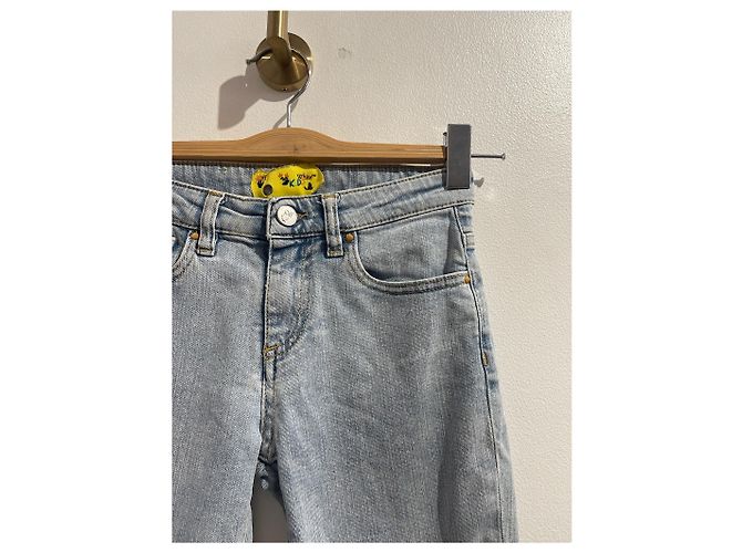 Off White Jeans OFF-WHITE T.EU 34 in cotone Blu - vista 2