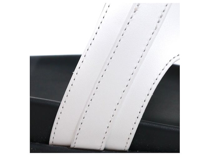 Kelly Hermès HERMES Sandali T.Unione Europea 38.5 Leather Bianco - vista 5