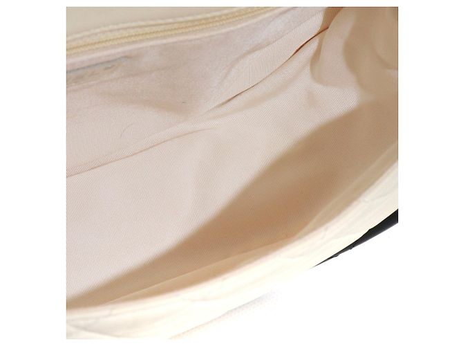 Hula Hoop CHANEL Borse T.  Leather Bianco - vista 10