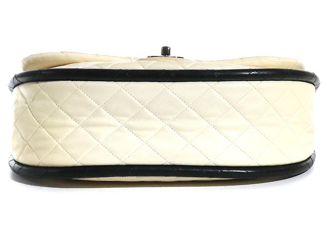 Hula Hoop CHANEL Borse T.  Leather Bianco - vista 4