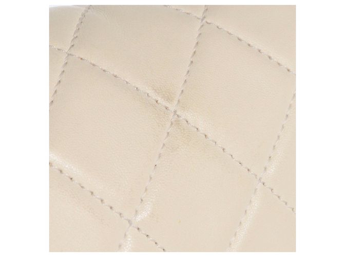 Hula Hoop CHANEL Borse T.  Leather Bianco - vista 6