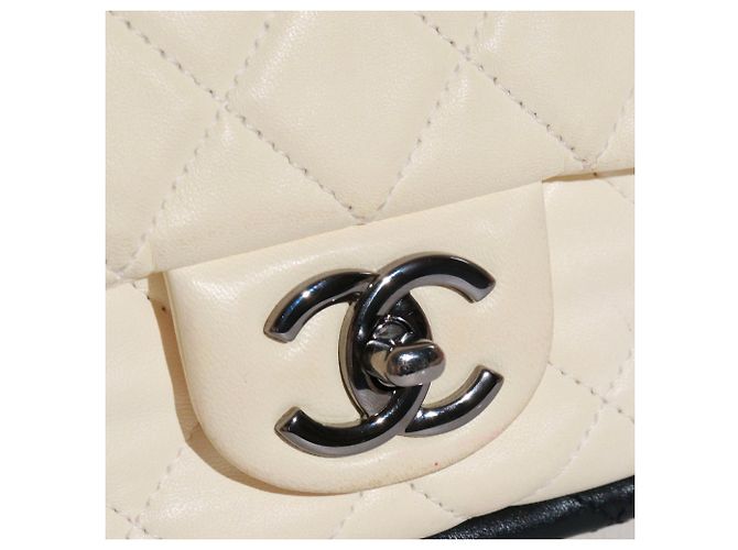 Hula Hoop CHANEL Borse T.  Leather Bianco - vista 7