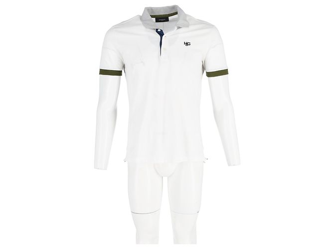 Camisa pólo masculina Givenchy em algodão branco - vista 4