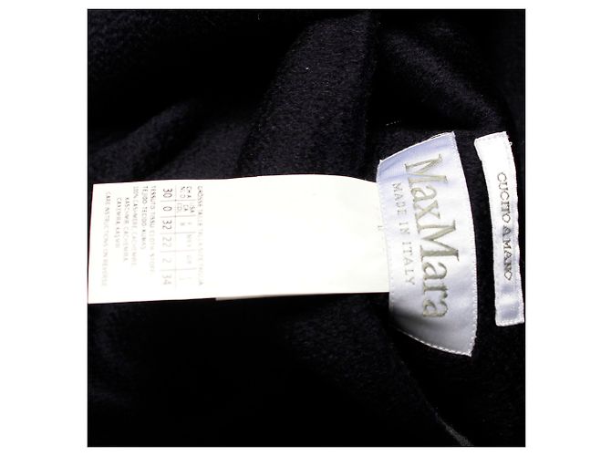Abrigo reversible Max Mara Lilia en cachemir gris y negro - vista 4
