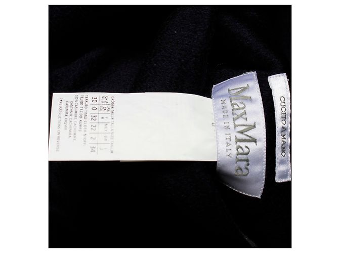 Abrigo reversible Max Mara Lilia en cachemir gris y negro - vista 5