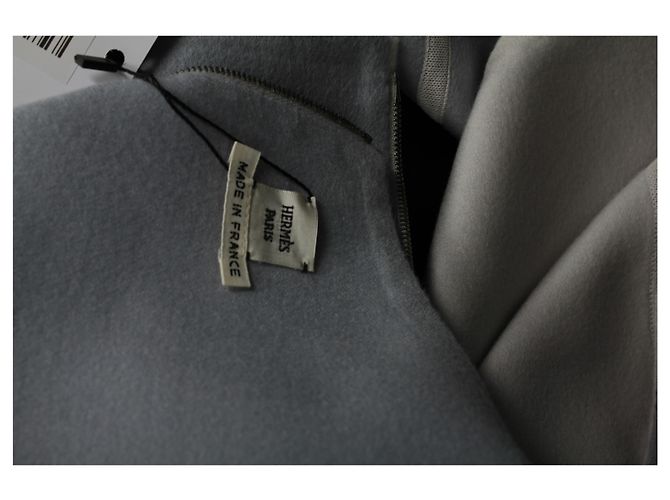 Hermès Hermes Wende-Weste aus hellblauem grauem Kaschmir - Ansicht 9
