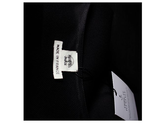 Blusa smanicata Hermès in seta nera Nero - vista 4