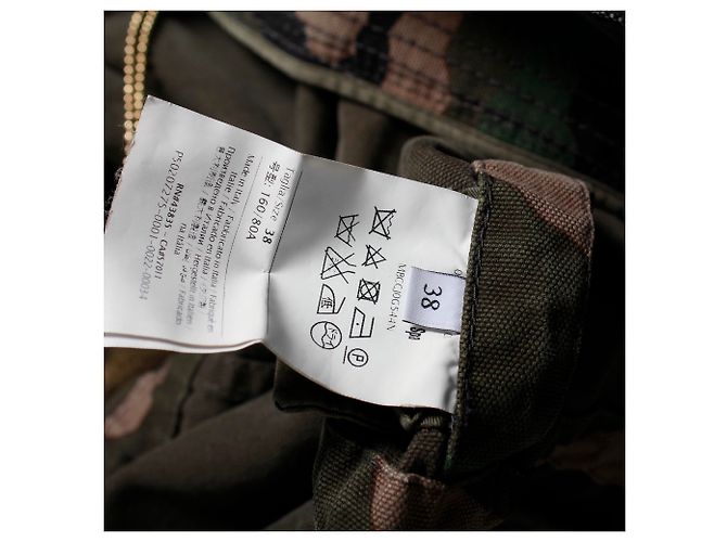 Autre Marque Chaqueta de camuflaje Valentino en algodón verde oliva - vista 5