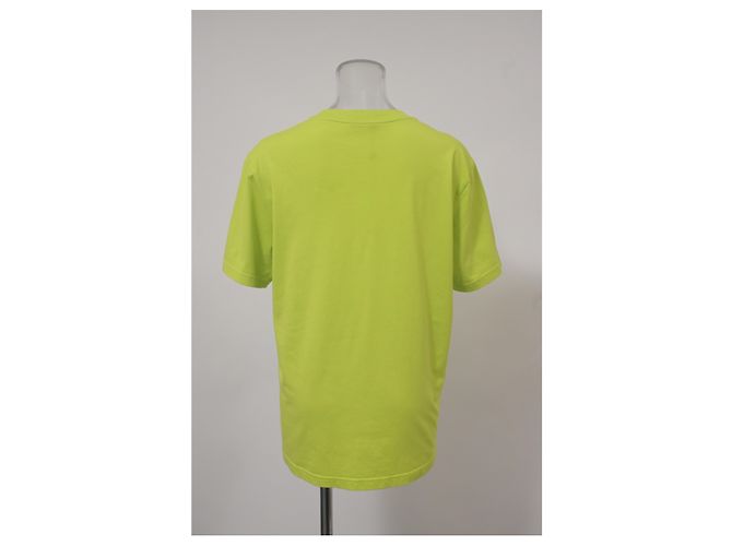 Camisa bordada com gola redonda Nina Ricci em algodão verde limão - vista 8