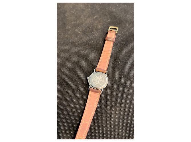Hermès Uhr Braun Leder - Ansicht 2