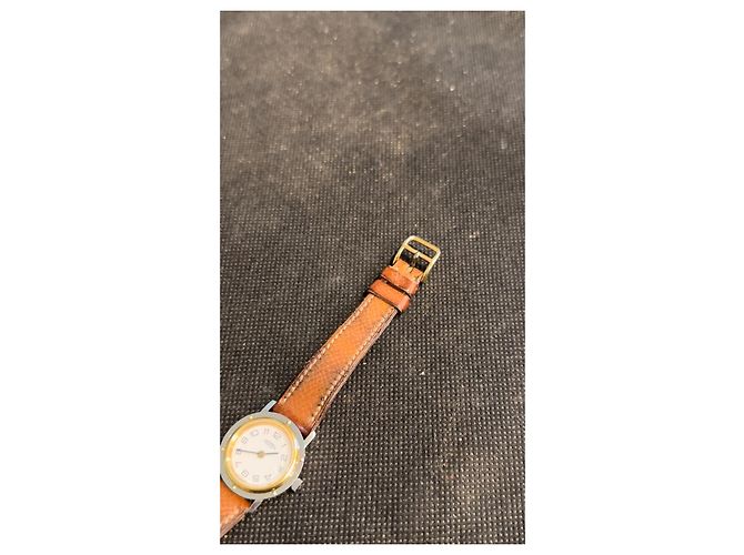 Hermès Uhr Braun Leder - Ansicht 3
