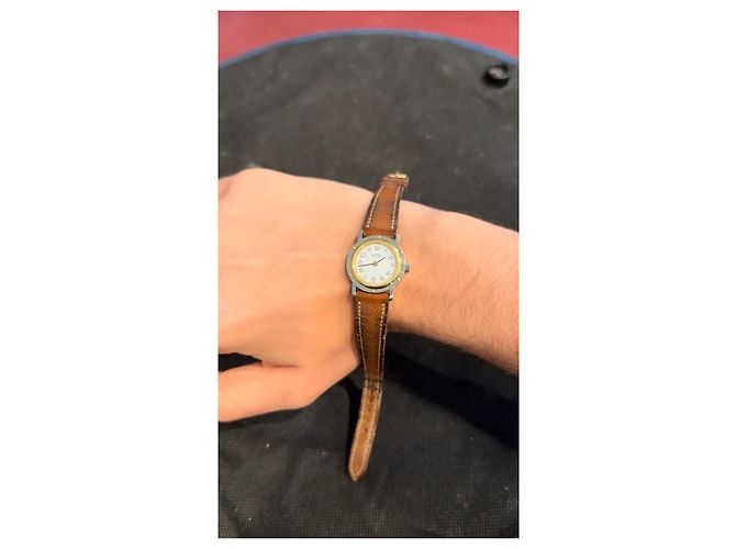 Hermès Uhr Braun Leder - Ansicht 5
