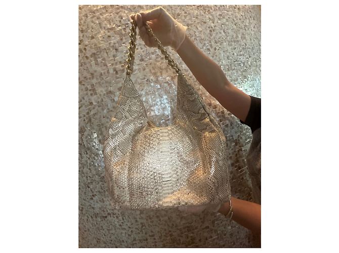 Borsa a tracolla Chanel 2014-2015 Paris-Dallas in pelle esotica Rif: 938912 - vista 12
