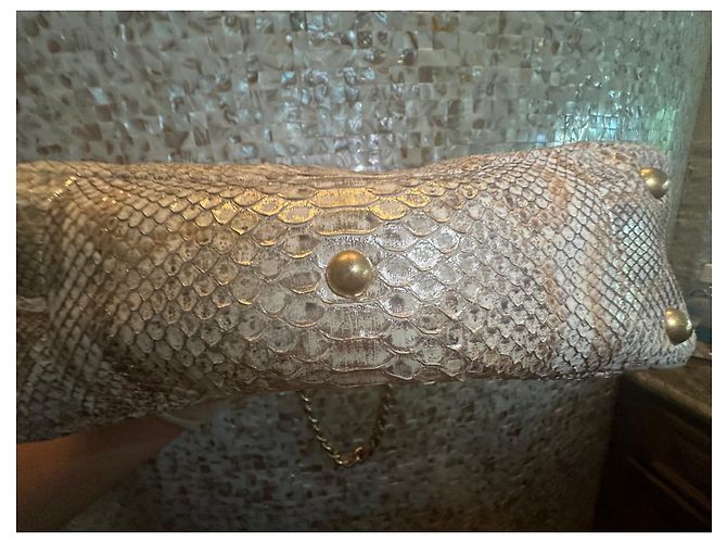 Borsa a tracolla Chanel 2014-2015 Paris-Dallas in pelle esotica Rif: 938912 - vista 4