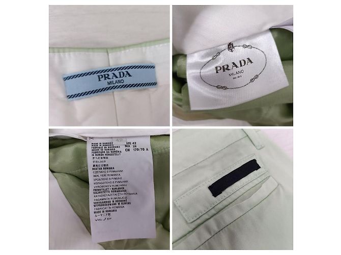 Hellgrüne Prada-Hose aus den 2000er Jahren - Ansicht 10