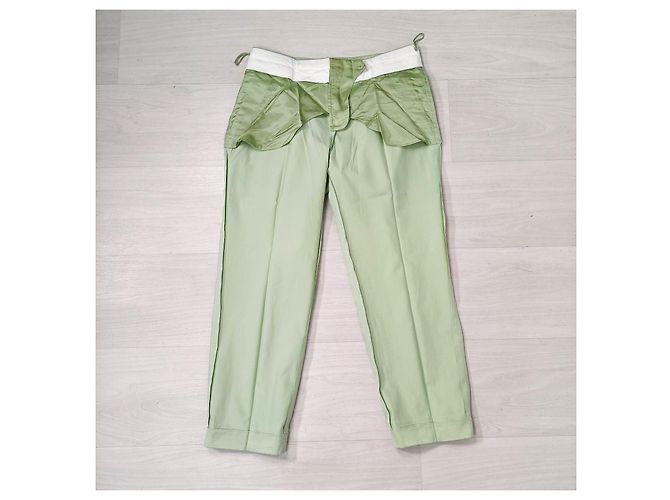 Hellgrüne Prada-Hose aus den 2000er Jahren - Ansicht 9