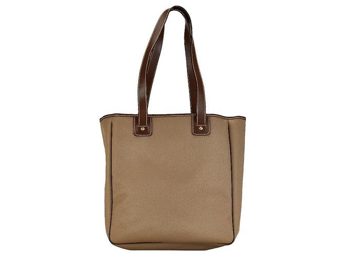 & Other Stories Bolsa tote de lona e couro Hunting World marrom - vista 3