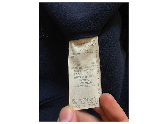 Giorgio Armani AW2000 Lederbeige Jacke - Ansicht 4
