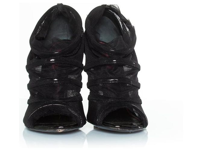 DOLCE & GABBANA, Botines Keira de tul Negro - vista 3
