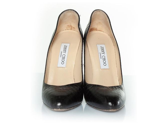 Jimmy Choo, Tacchi stampa cocco in nero - vista 3