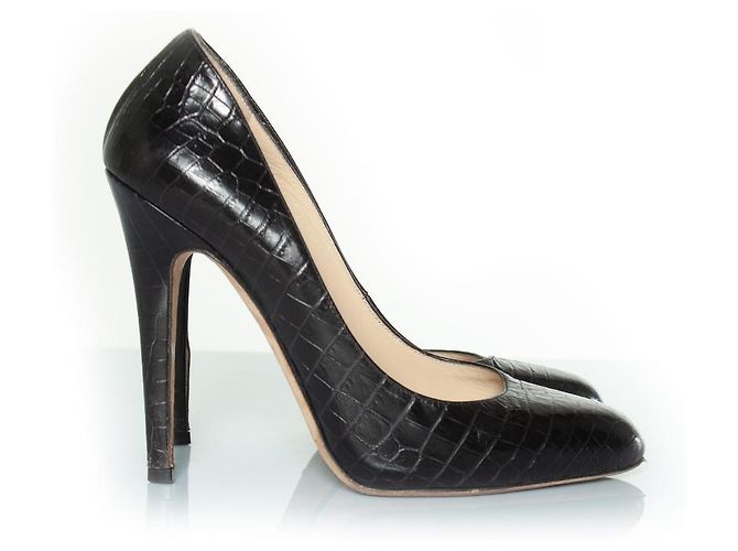 Jimmy Choo, Tacchi stampa cocco in nero - vista 5
