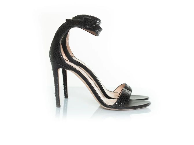 Giuseppe Zanotti, Python-Sandalen in Schwarz - Ansicht 4