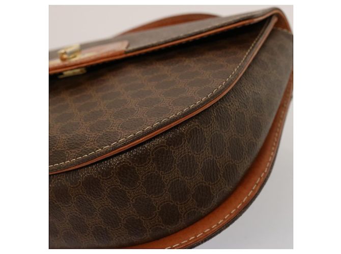 Céline CELINE Borsa a mano in tela macadam PVC 2modo Brown Auth 75809 Marrone - vista 15