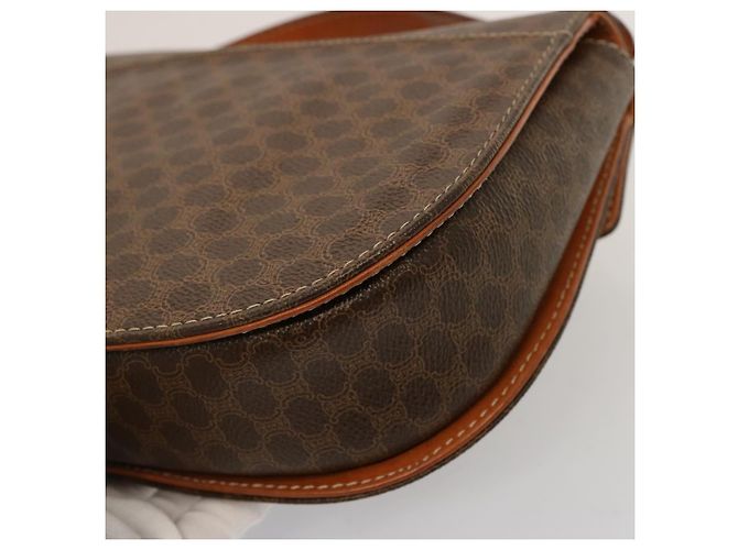 Céline CELINE Borsa a mano in tela macadam PVC 2modo Brown Auth 75809 Marrone - vista 17