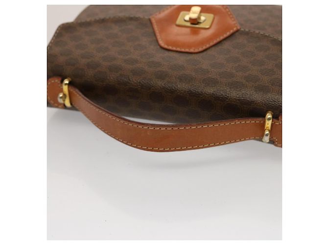 Céline CELINE Borsa a mano in tela macadam PVC 2modo Brown Auth 75809 Marrone - vista 7