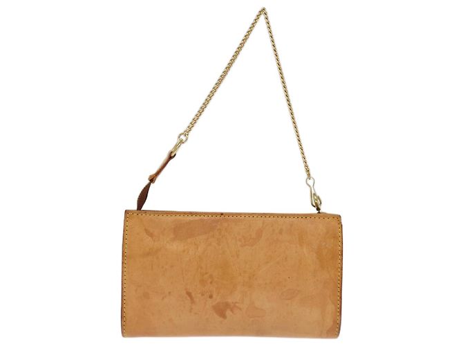 Bucket LOUIS VUITTON Secchiello in pelle Nomad PM Pouch Beige LV Auth 74291 - vista 2