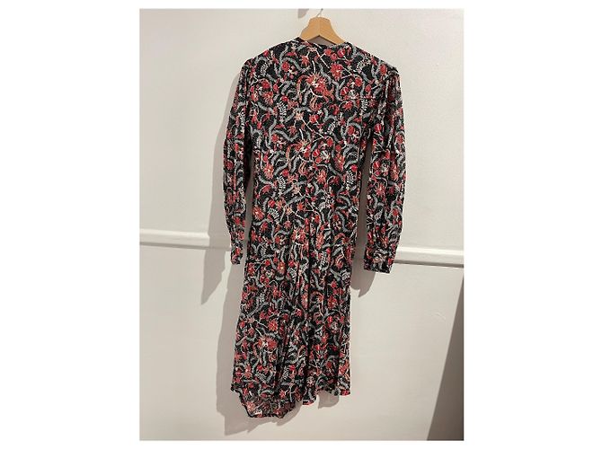 ISABEL MARANT ETOILE Vestidos T.FR 34 Algodón Negro - vista 3