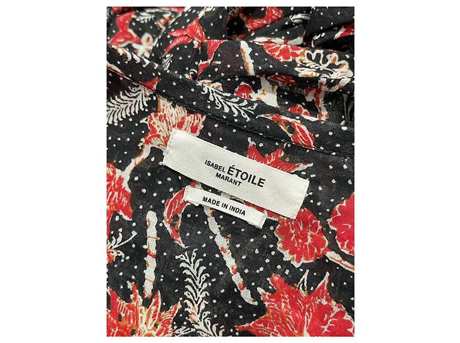ISABEL MARANT ETOILE Vestidos T.FR 34 Algodón Negro - vista 4