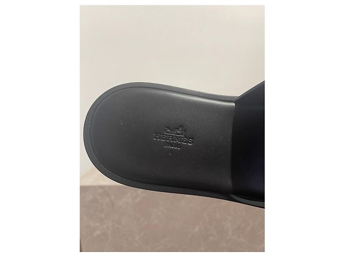 Hermès HERMES Sandali T.Unione Europea 42.5 Leather Verde - vista 5