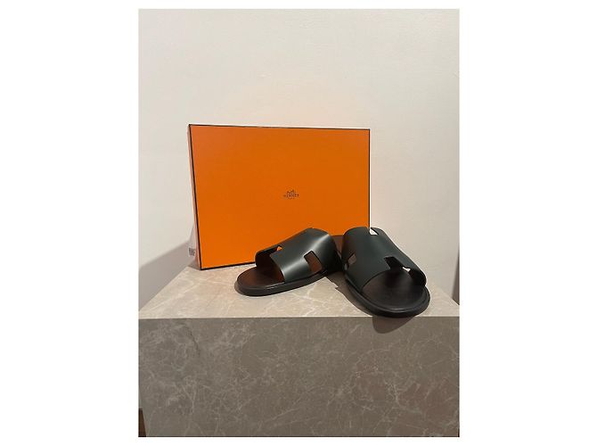 Hermès HERMES Sandali T.Unione Europea 42.5 Leather Verde - vista 7