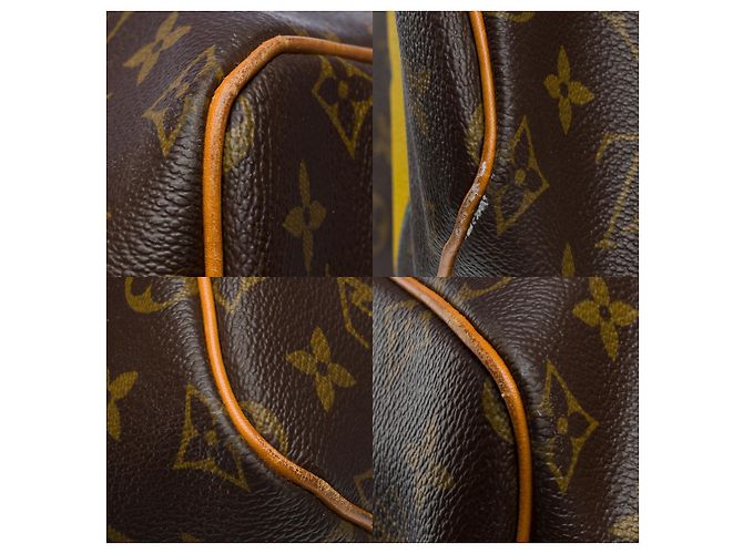 LOUIS VUITTON Keepall Bag in Brown Canvas - 33355121046 - view 11