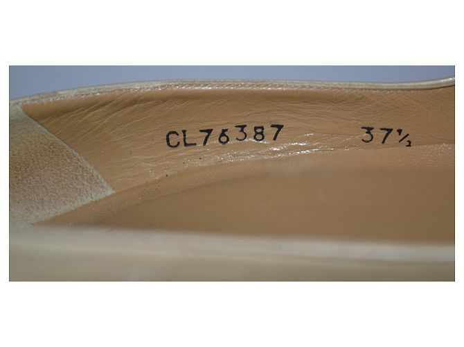 Stuart Weitzman Espadrilles aus Leder beige orange - Ansicht 7
