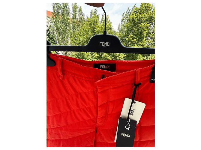 Shorts/woven Fendi pattern Orange - view 3