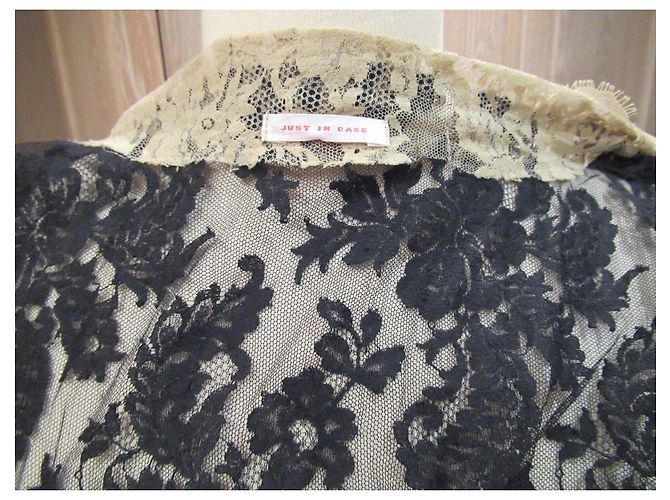 Autre Marque Nur für den Fall Spitzenkleid Schwarz Beige - Ansicht 6