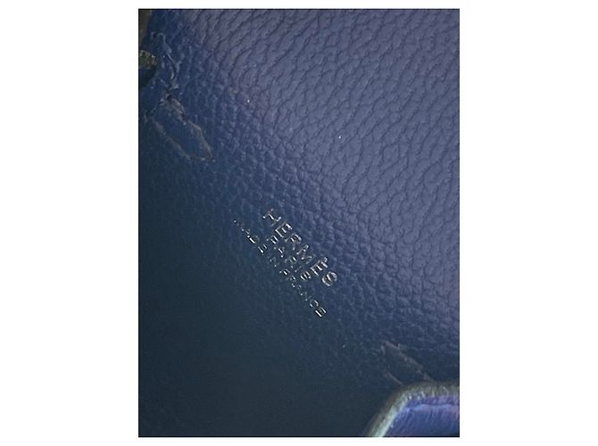 Charm Hermès Kelly Doll Blu Elettrico Pelle - vista 5
