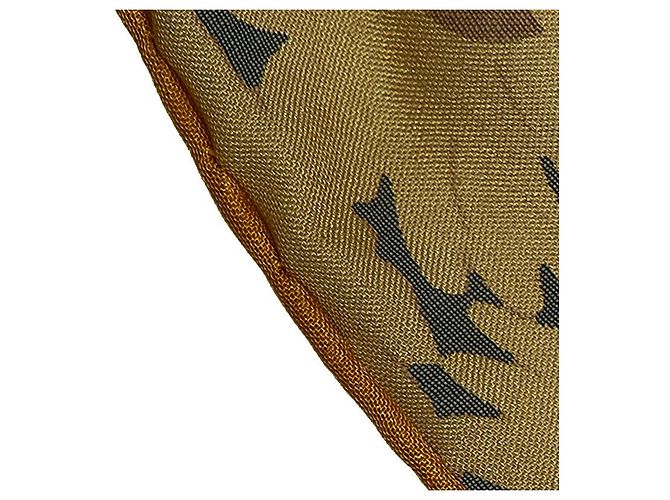 Hermès Foulard in seta Hermes FLEURS e CARLINES - vista 5