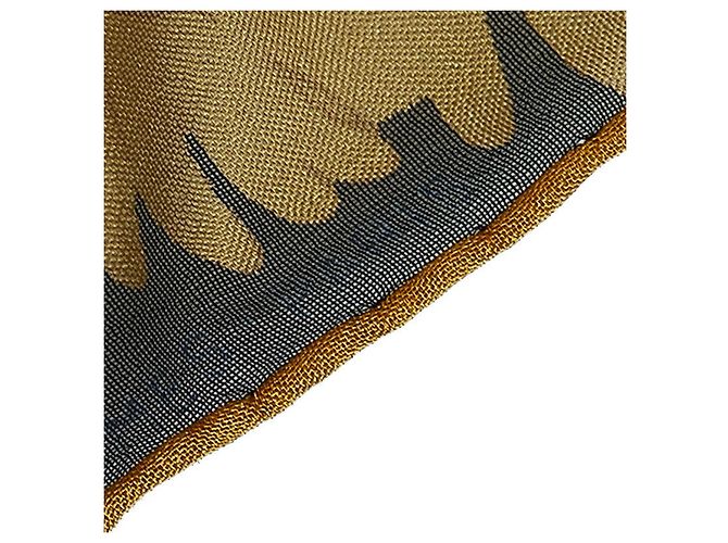 Hermès Foulard in seta Hermes FLEURS e CARLINES - vista 7