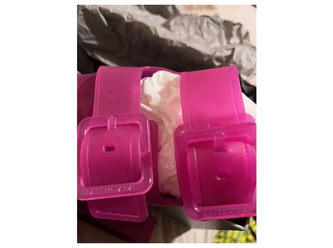 Mules Balenciaga Mallorca Fucsia Gomma Fuschia - vista 3