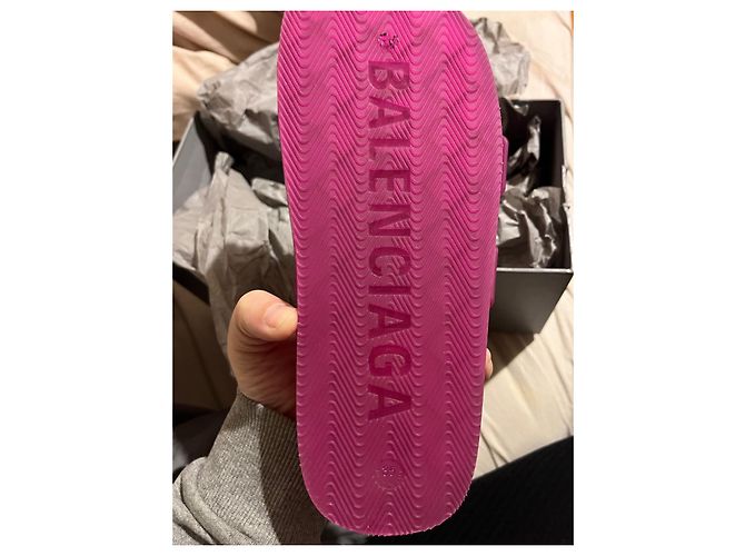 Mules Balenciaga Mallorca Fucsia Gomma Fuschia - vista 4