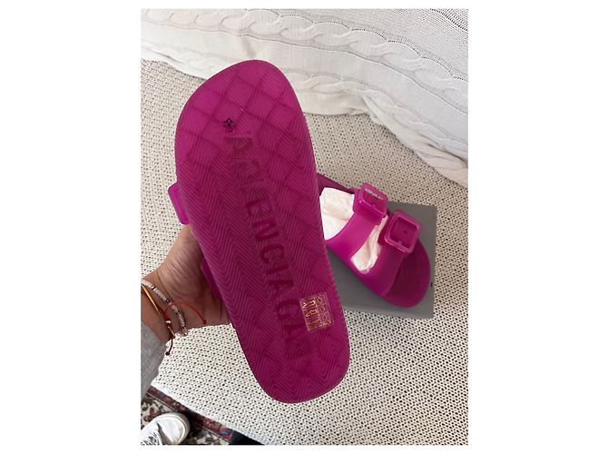 Mules Balenciaga Mallorca Fucsia Gomma Fuschia - vista 6