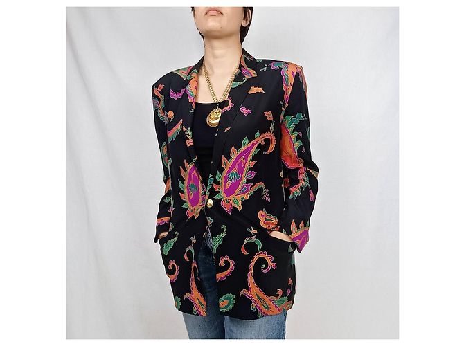 Genny vintage paisley patterned jacket Multiple colors - view 5
