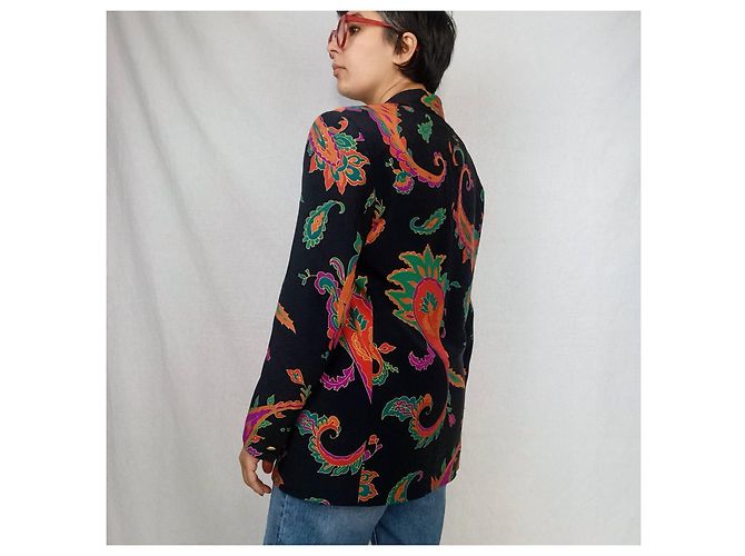 Genny vintage paisley patterned jacket Multiple colors - view 6