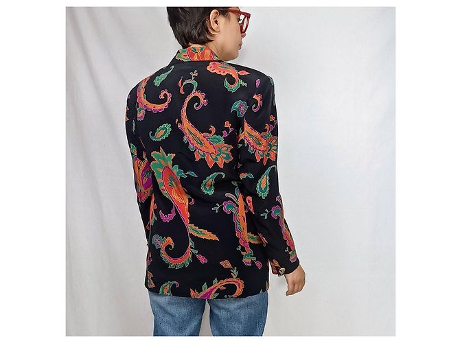 Genny vintage paisley patterned jacket Multiple colors - view 9