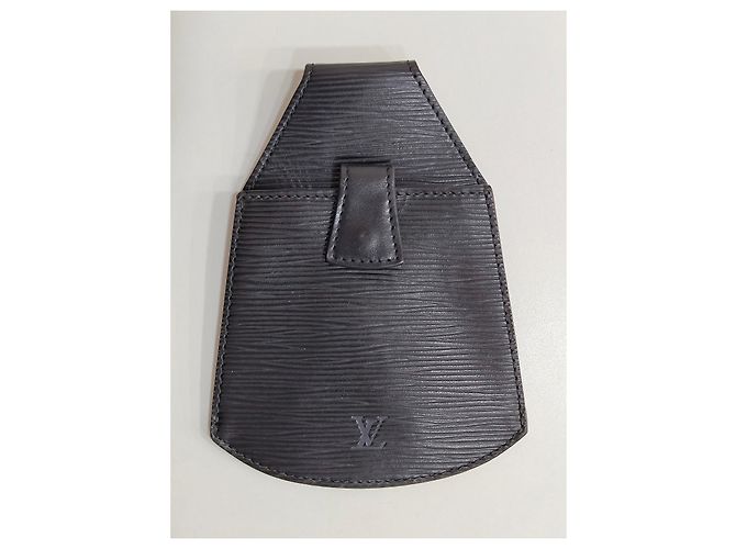 Louis Vuitton Gürtel aus schwarzem Epi-Leder mit abnehmbarer Tasche - Ansicht 7