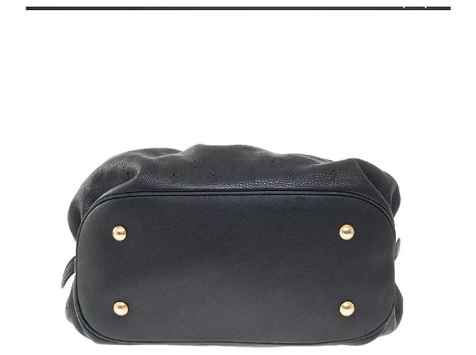 Borsa a mano Louis Vuitton Mahina Monogramma Nera Pelle Nero - vista 2