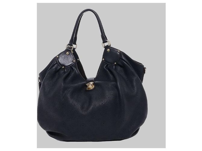 Borsa a mano Louis Vuitton Mahina Monogramma Nera Pelle Nero - vista 5